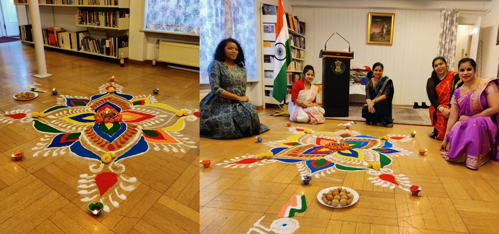 Celebration of Makar Sankranti by the Embassy of India in Oslo (Norway). 