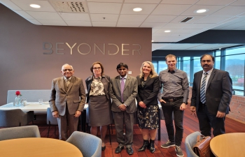 H.E. Dr. B. Bala Bhaskar, Ambassador during his visit to Stavanger visited Beyonder AS, a battery company that has developed the next generation eco-friendly and energy efficient batteries.
