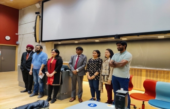 H.E. Dr. B. Bala Bhaskar, Ambassador of India with Faculty and students of the Norwegian University of Science and Technology (NTNU) during his visit to Tromdheim,