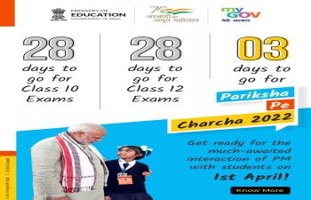 Pariksha Pe Charcha 2022: 3 days to go