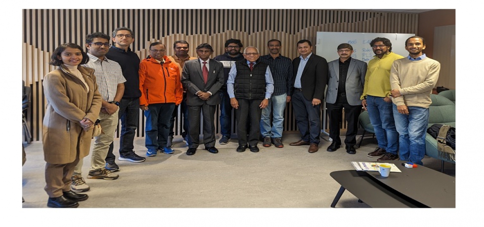 Interaction of Dr. B. Bala Bhaskar, Ambassador with Indian Faculty at University of Stavanger on January 28, 2023.