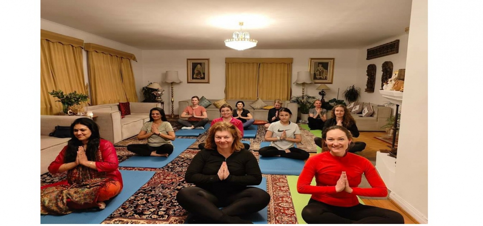 The Embassy of India in Oslo celebrated International Women's Day 2023 & Holi by organising a quiz session, a video presentation on inspirational women from India, and Yoga & Meditation Sessions