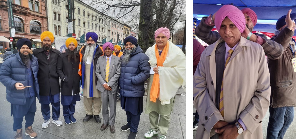 Ambassador Dr. B. Bala Bhaskar and his spouse Mrs. Kavitha Bhaskar participated in the Turban Day festival celebrated on the occasion of Vaisakhi on 15th April.